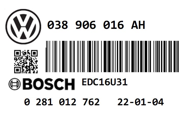 VOLKSWAGEN TRANSPORTER T5 1.9 TDI PD102 BRR STAGE 1 REMAP 161 HP 038906016AH IMMO OFF