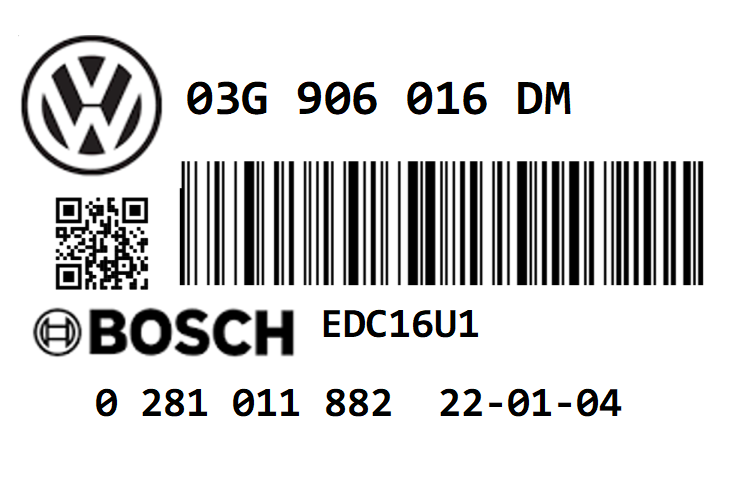 VOLKSWAGEN CADDY 1.9 TDI PD105 BJB STAGE 1 REMAP 145 HP 03G906016DM IMMO OFF