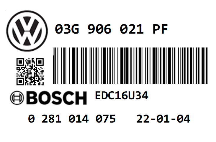 VOLKSWAGEN CADDY 1.9 TDI PD105 BLS STAGE 1 REMAP 145 HP 03G906021PF IMMO OFF