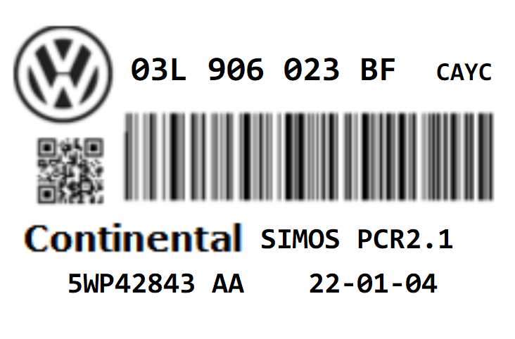 SEAT IBIZA 1.6CR 103 TDI STAGE 1 REMAP PCR2.1 IMMO OFF 03L906023BF CAYC 150HP ECU