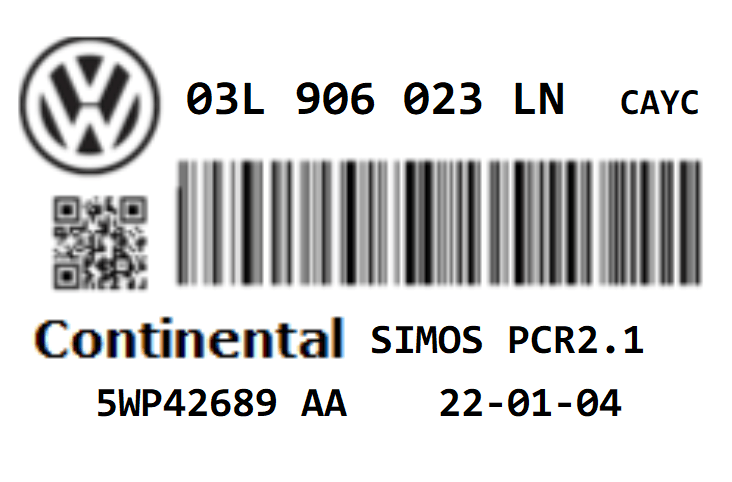 SKODA FABIA 1.6CR 103 TDI STAGE 1 REMAP PCR2.1 IMMO OFF 03L906023LN CAYC 150HP ECU