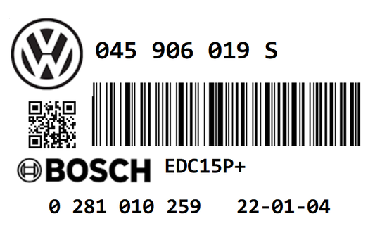 VOLKSWAGEN LUPO 1.4 TDI PD70 AMF STAGE 1 REMAP 105 HP 045906019S IMMO OFF
