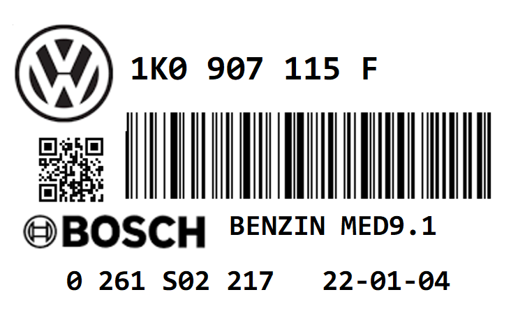 VW GOLF MK5 2.0TFSI BWA 197 STAGE 1 REMAP 255 HP 1K0907115F IMMO OFF