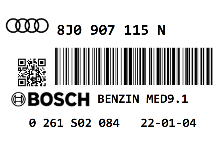 AUDI TT 2.0T BWA 197 STAGE 1 REMAP 255 HP 8J0907115N IMMO OFF