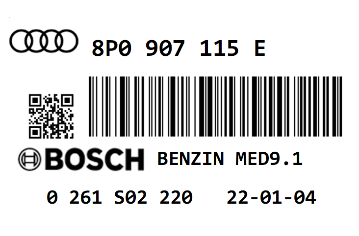 AUDI A3 2.0T BWA 197 STAGE 1 REMAP 255 HP 8P0907115E IMMO OFF