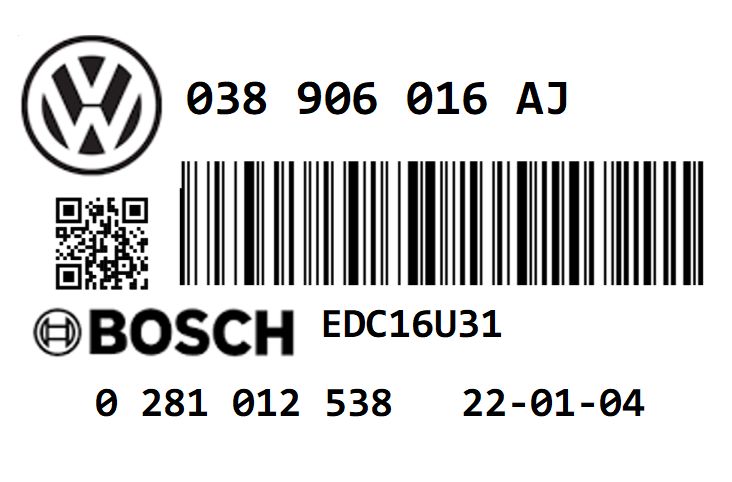 VOLKSWAGEN TRANSPORTER T5 1.9 TDI PD102 BRS STAGE 1 REMAP 161 HP 038906016AJ IMMO OFF