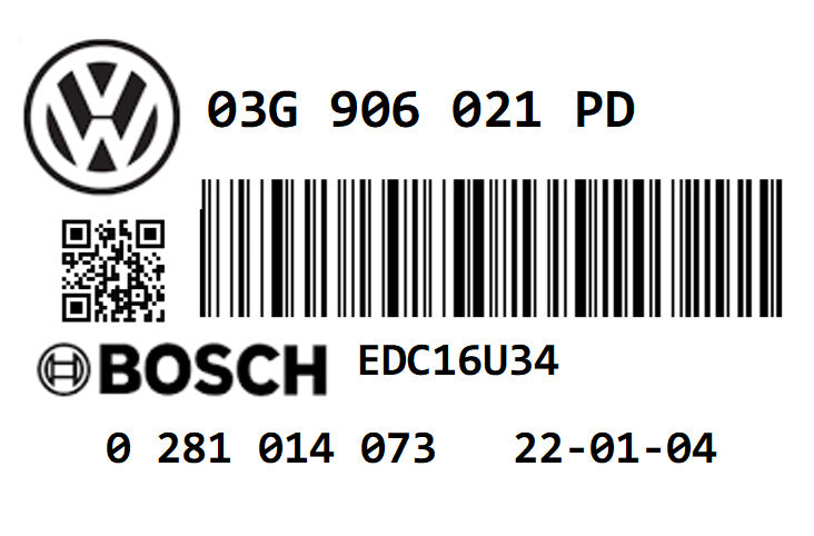 VOLKSWAGEN CADDY 1.9 TDI PD105 BLS STAGE 1 REMAP 145 HP 03G906021PD IMMO OFF