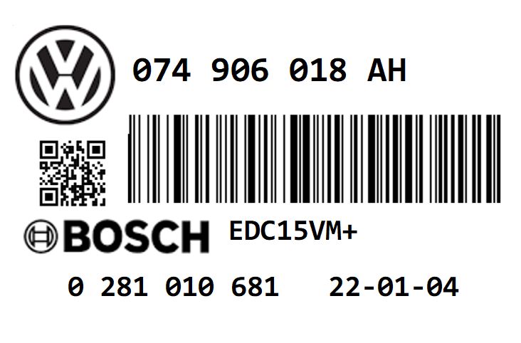 VOLKSWAGEN T4 2.5 TDI SYNCRO 102 AXL STAGE 1 REMAP ECU 074906018AH 134 BHP IMMO OFF