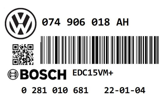VOLKSWAGEN T4 2.5 TDI SYNCRO 102 AXL STAGE 1 REMAP ECU 074906018AH 134 BHP IMMO OFF