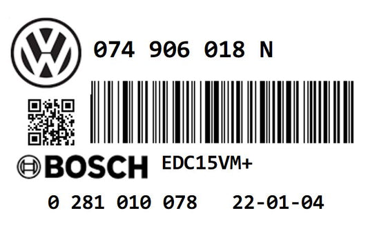 VOLKSWAGEN T4 2.5 TDI 102 AHY STAGE 1 REMAP ECU 074906018N 180BHP IMMO OFF