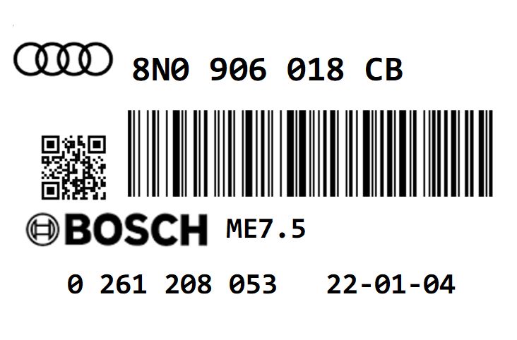 AUDI TT 1.8T BAM 225 STAGE 1 REMAP 253 HP 8N0906018CB IMMO OFF