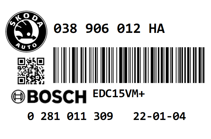 SKODA OCTAVIA 1.9 TDI 90 ALH STAGE 1 REMAP 131 HP 038906012HA IMMO OFF