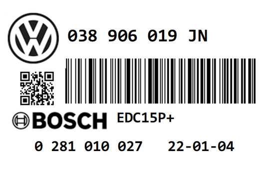 VW POLO 1.9 TDI PD100 ATD STAGE 1 REMAP 140 HP 038906019JN IMMO OFF