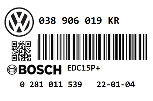 VW BEETLE 1.9 TDI PD100 AXR STAGE 1 REMAP 140 HP 038906019KR IMMO OFF