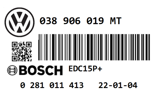 VW BEETLE 1.9 TDI PD100 ATD STAGE 1 REMAP 140 HP 038906019MT IMMO OFF