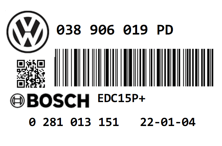 VW BORA & JETTA 1.9 TDI PD100 AXR STAGE 1 REMAP 140 HP 038906019PD IMMO OFF