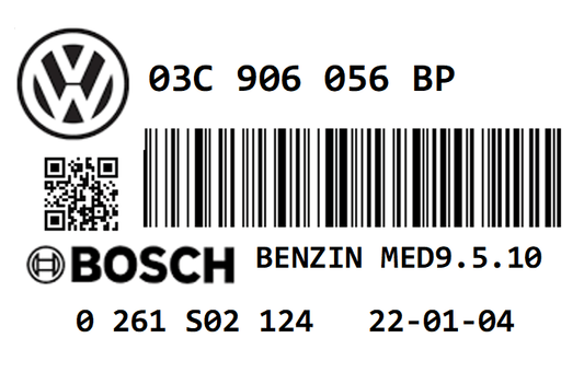 VW GOLF MK5 1.6 FSI PLUG & PLAY IMMO OFF 03C906056BP BLP ECU