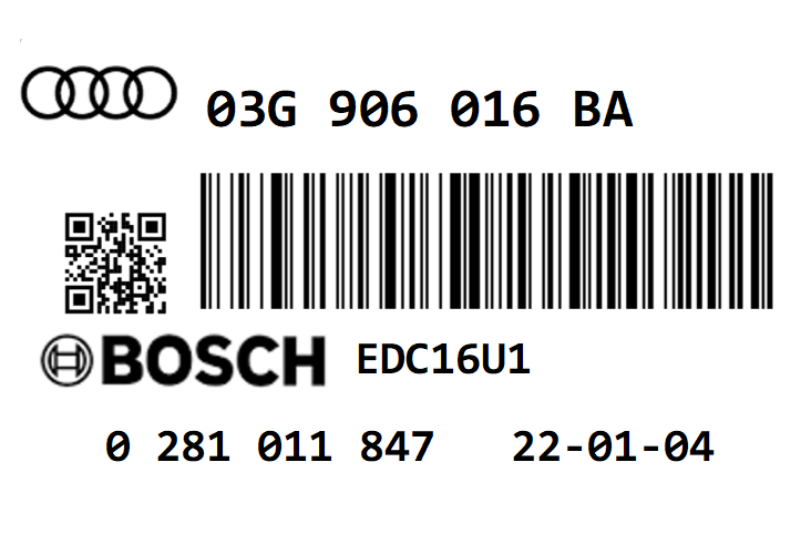 AUDI A3 8P 2.0 TDI PD 140 BKD QUATTRO STAGE 1 REMAP 178 HP 03G906016BA IMMO OFF