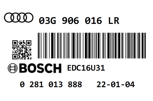 AUDI A4 2.0 TDI PD140 BRE STAGE 1 REMAP 188 HP 03G906016LR IMMO OFF