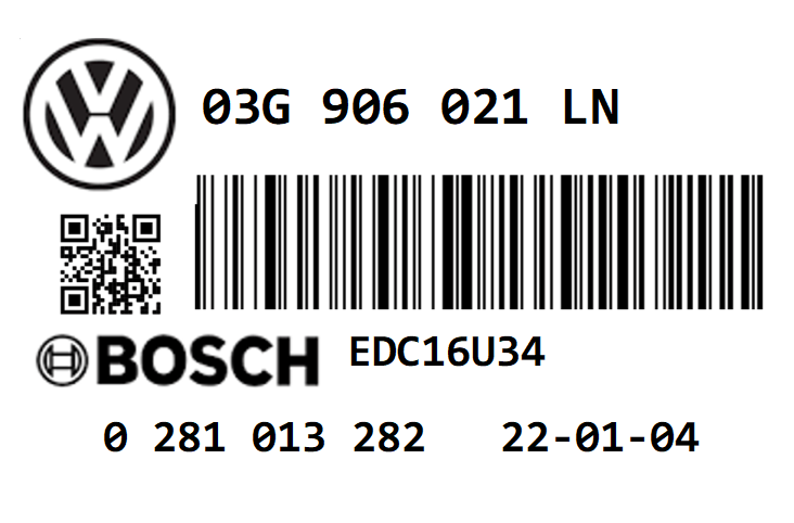SEAT ALTEA 1.9 TDI PD105 BXE STAGE 1 REMAP 145HP 03G906021LN IMMO OFF