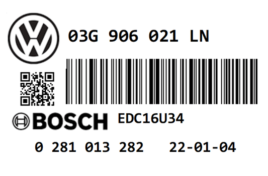SEAT ALTEA 1.9 TDI PD105 BXE STAGE 1 REMAP 145HP 03G906021LN IMMO OFF