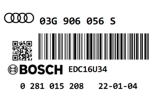 AUDI A3 1.9 TDI PD105 BLS STAGE 1 REMAP 145 HP 03G906056S IMMO OFF