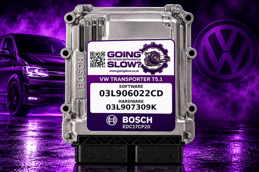Going Slow VW Transporter T5.1 ECU 03L906022CD branded artwork