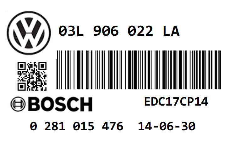 VW GOLF MK6 2.0 TDI CR140 CBAB STAGE 1 REMAP 189 HP 03L906022LA IMMO OFF