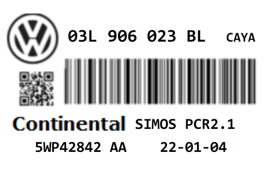 VW POLO 1.6CR 75 TDI STAGE 1 REMAP PCR2.1 IMMO OFF 03L906023BL CAYA 150HP ECU