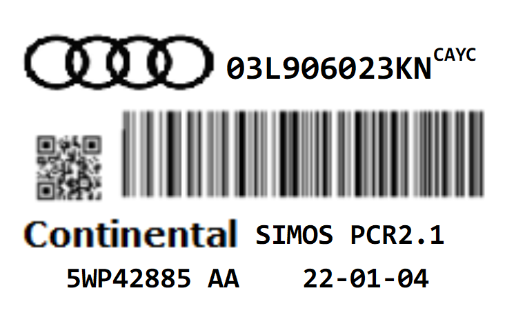 AUDI A1 1.6CR 103 TDI STAGE 1 REMAP PCR2.1 IMMO OFF 03L906023KN CAYC 150HP ECU