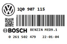 VW EOS 2.0TFSI BWA 197 STAGE 1 REMAP 255 HP 1Q0907115 IMMO OFF