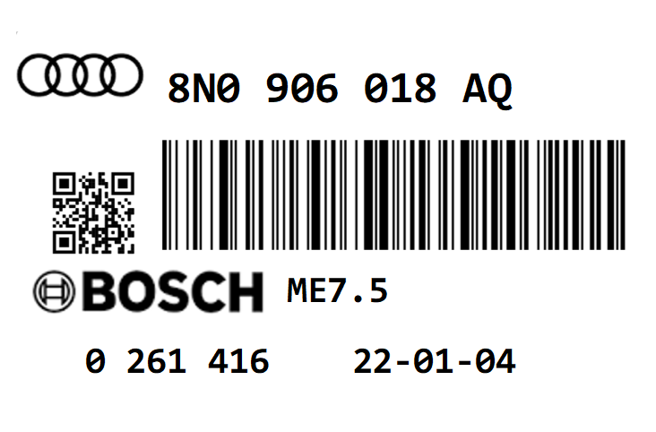 AUDI TT 1.8T ARY 180 STAGE 1 REMAP 210 HP 8N0906018AQ IMMO OFF