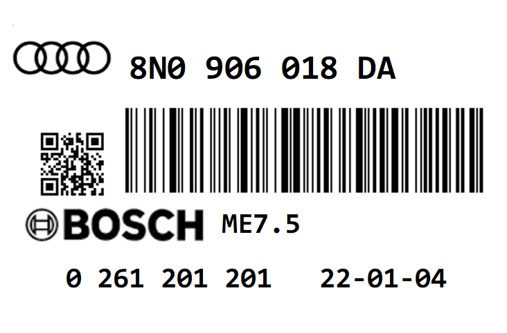 AUDI TT 1.8T BVP 180 STAGE 1 REMAP 210 HP 8N0906018DA IMMO OFF