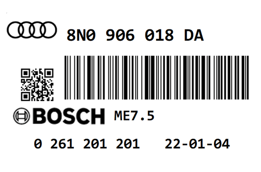 AUDI TT 1.8T BVP 180 STAGE 1 REMAP 210 HP 8N0906018DA IMMO OFF