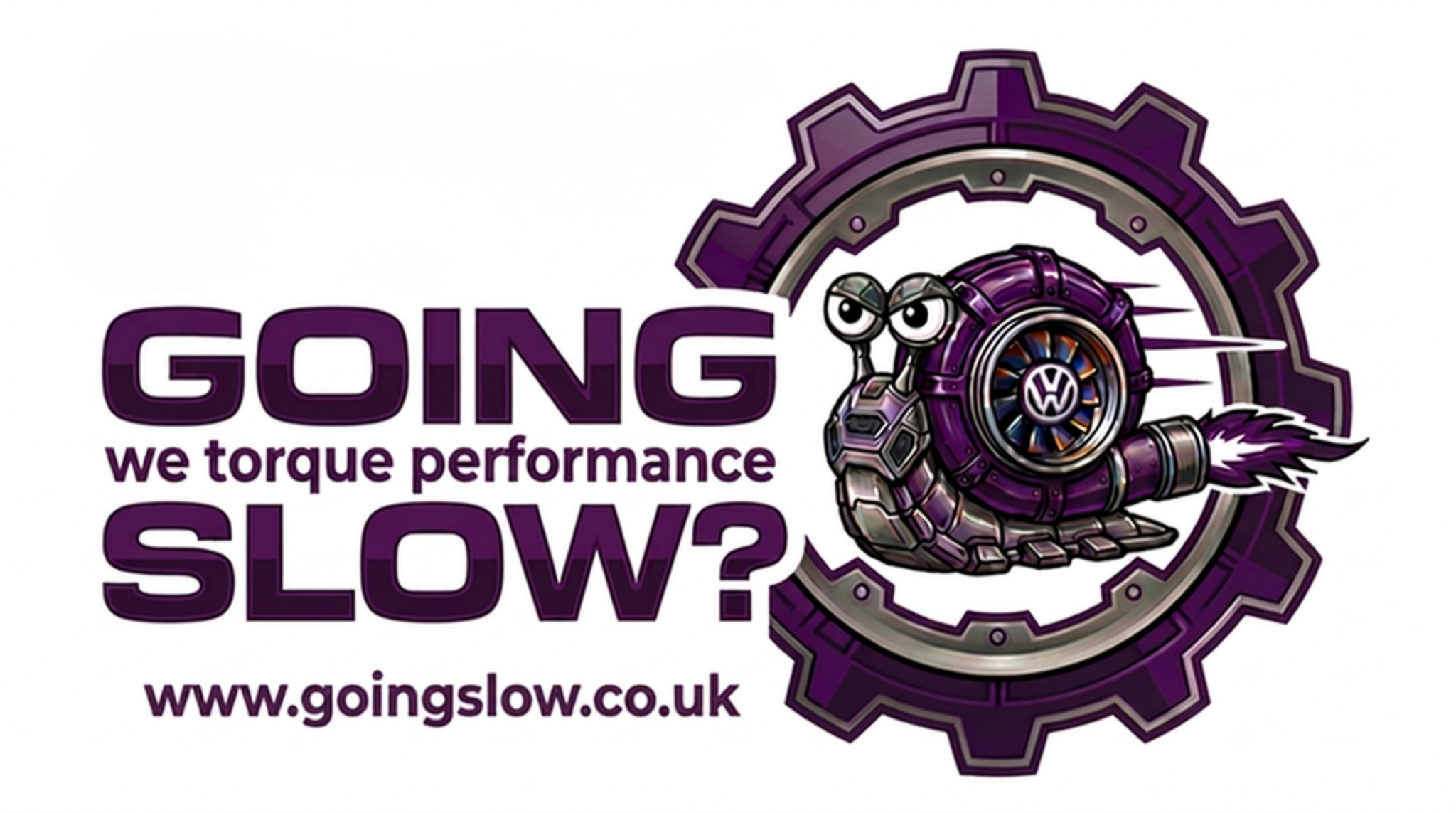 Original Going Slow branding supplied by the store owner