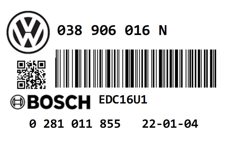 VOLKSWAGEN  TRANSPORTER T5 1.9 TDI PD105 AXB STAGE 1 REMAP 161 HP 038906016N IMMO OFF