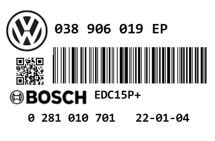 VOLKSWAGEN PASSAT 1.9 TDI PD130 AVF STAGE 1 REMAP 170 HP 038906019EP IMMO OFF