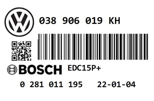 VOLKSWAGEN GOLF 1.9 TDI PD100 ATD TUNED ECU 140HP REMAP IMMO OFF PLUG & PLAY 038906019KH