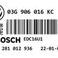 VOLKSWAGEN GOLF 2.0 TDI PD 140 BKD STAGE 1 REMAP 178 HP 03G906016KC IMMO OFF