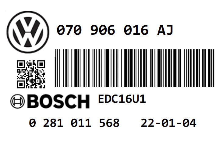 VW TRANSPORTER T5 2.5 TDI PD 130 AXD STAGE 1 REMAP 196 HP 070906016AJ IMMO OFF